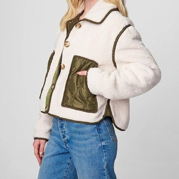 Anthropologie x BLANKNYC Cloud Forest Jacket Size XL NWT - Picture 2 of 7